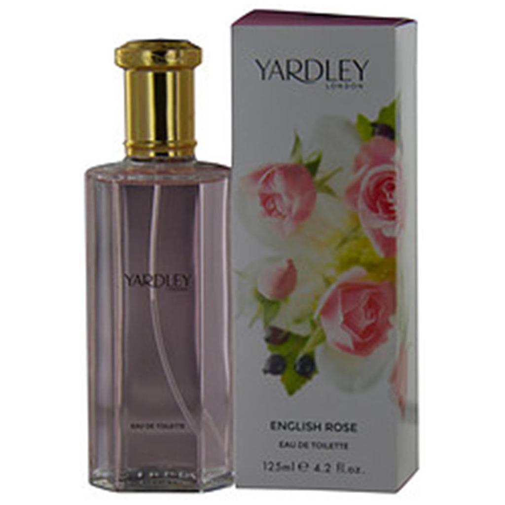 YARDLEY 273764 English Rose Eau De Toilette Spray - 4.2 oz