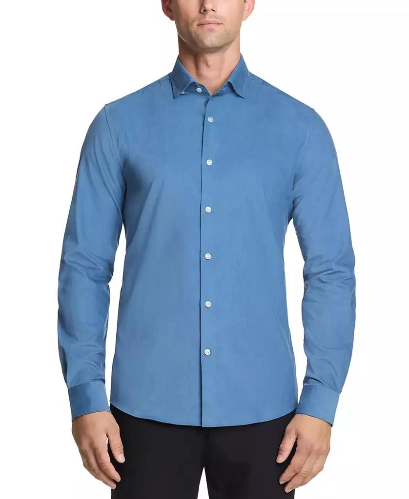 Michael Kors Men Slim Fit Corduroy Dress Shirt 1