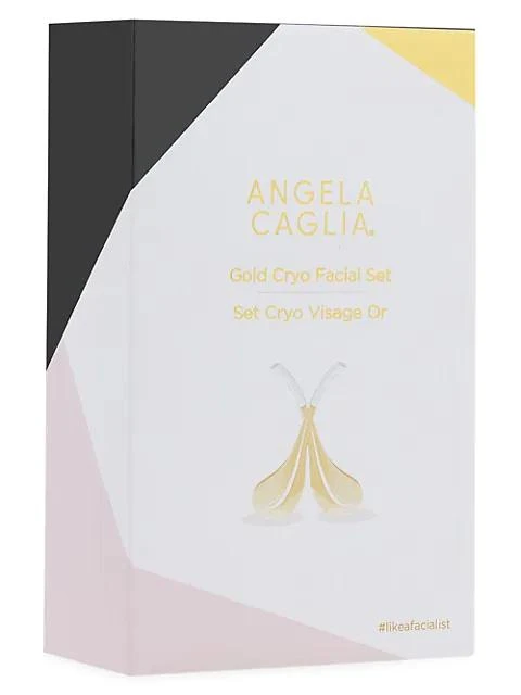 Angela Caglia 2-Piece 18K Goldplated Cryo Wand Facial Set 4