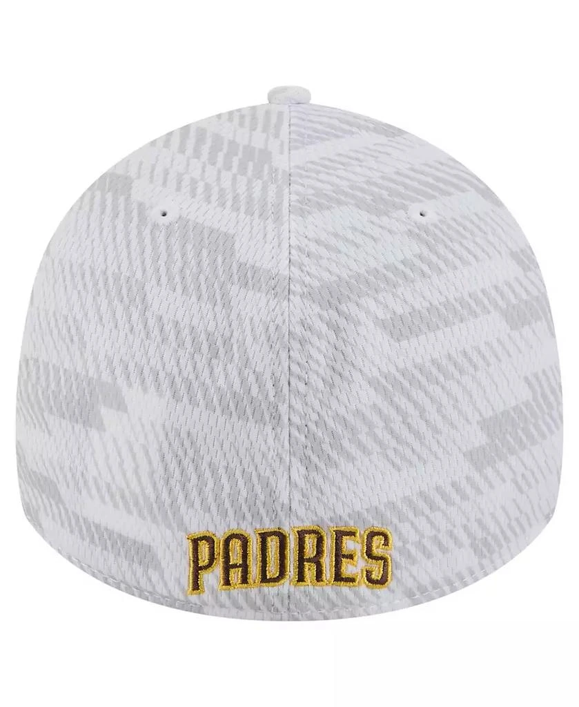 New Era Men's White San Diego Padres Graded 39THIRTY Flex Hat 4