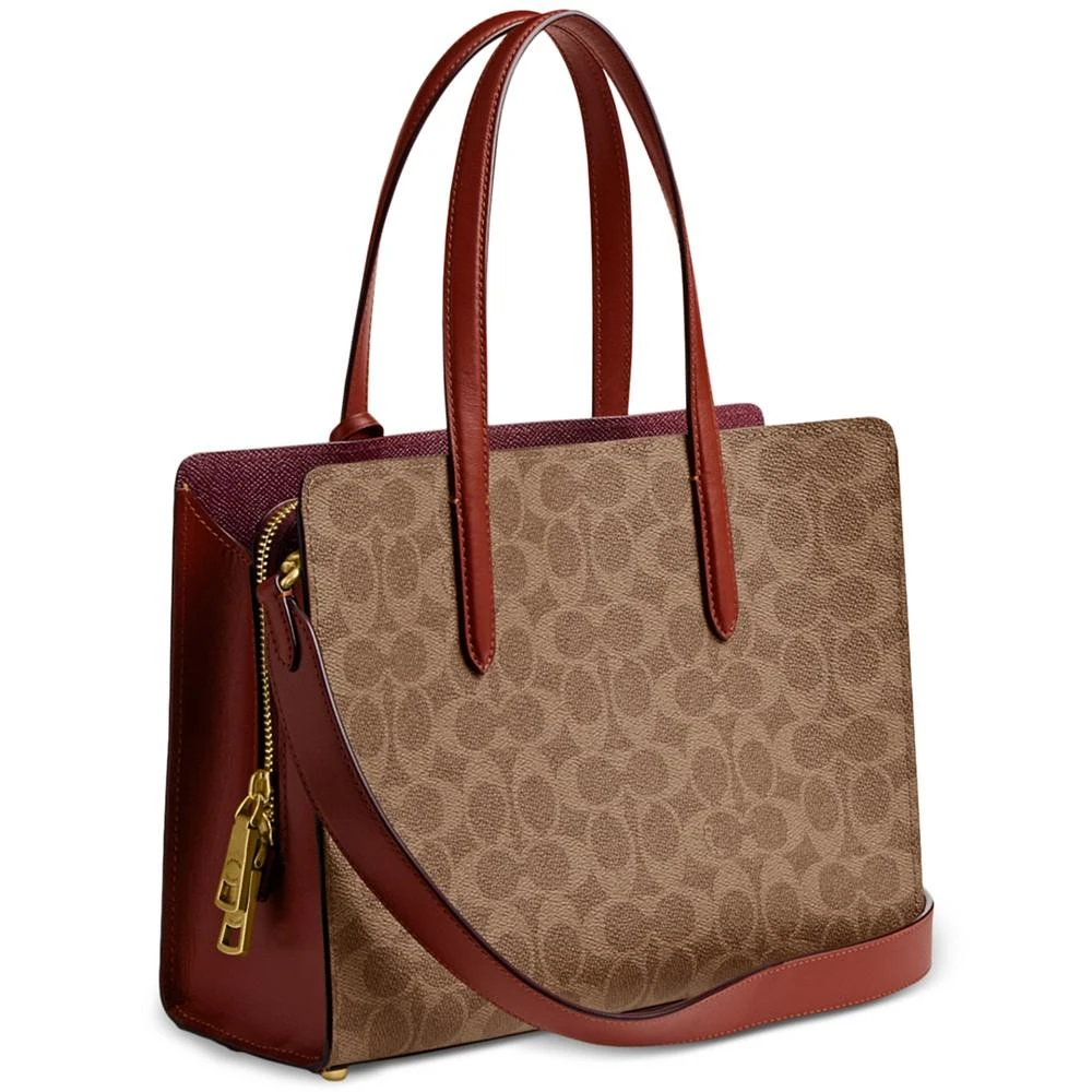 COACH Coated Canvas Signature Carter Carryall 28 2