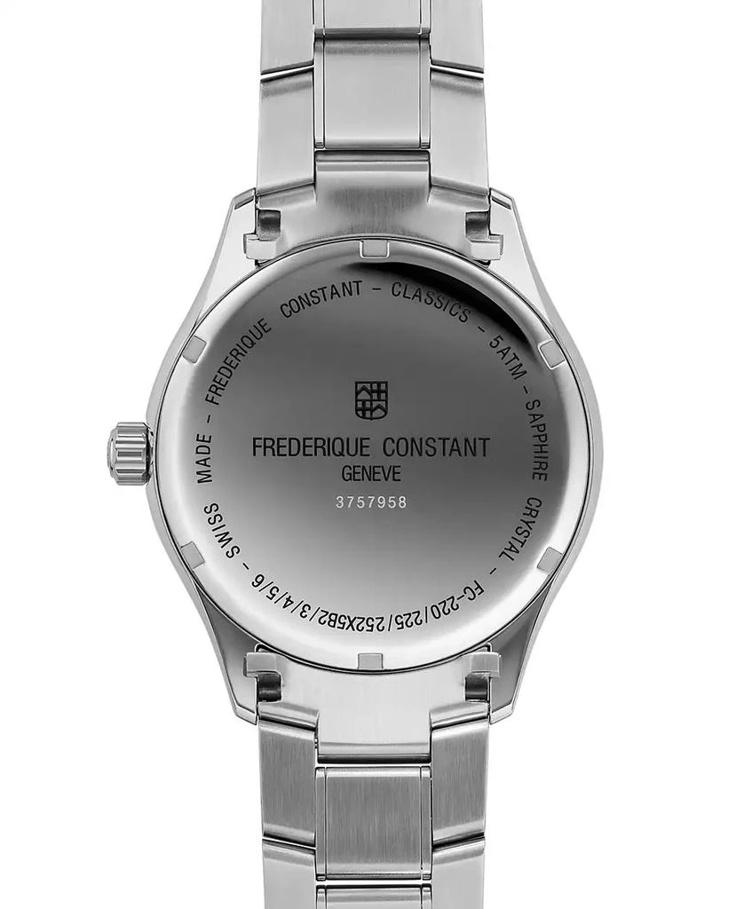 Frederique Constant Men's Swiss Classics Stainless Steel Bracelet Watch 40mm 4
