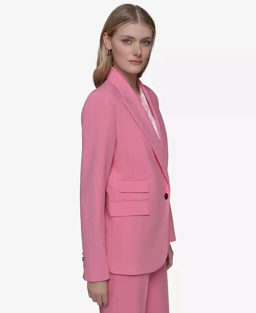 Karl Lagerfeld Paris Women's Single-Button Blazer 4