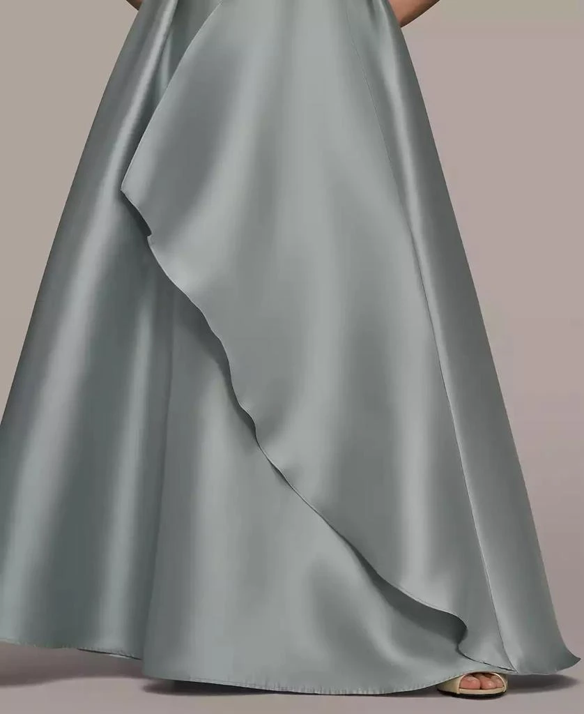 Donna Karan Women
s Strapless Asymmetrical Ball Gown 7