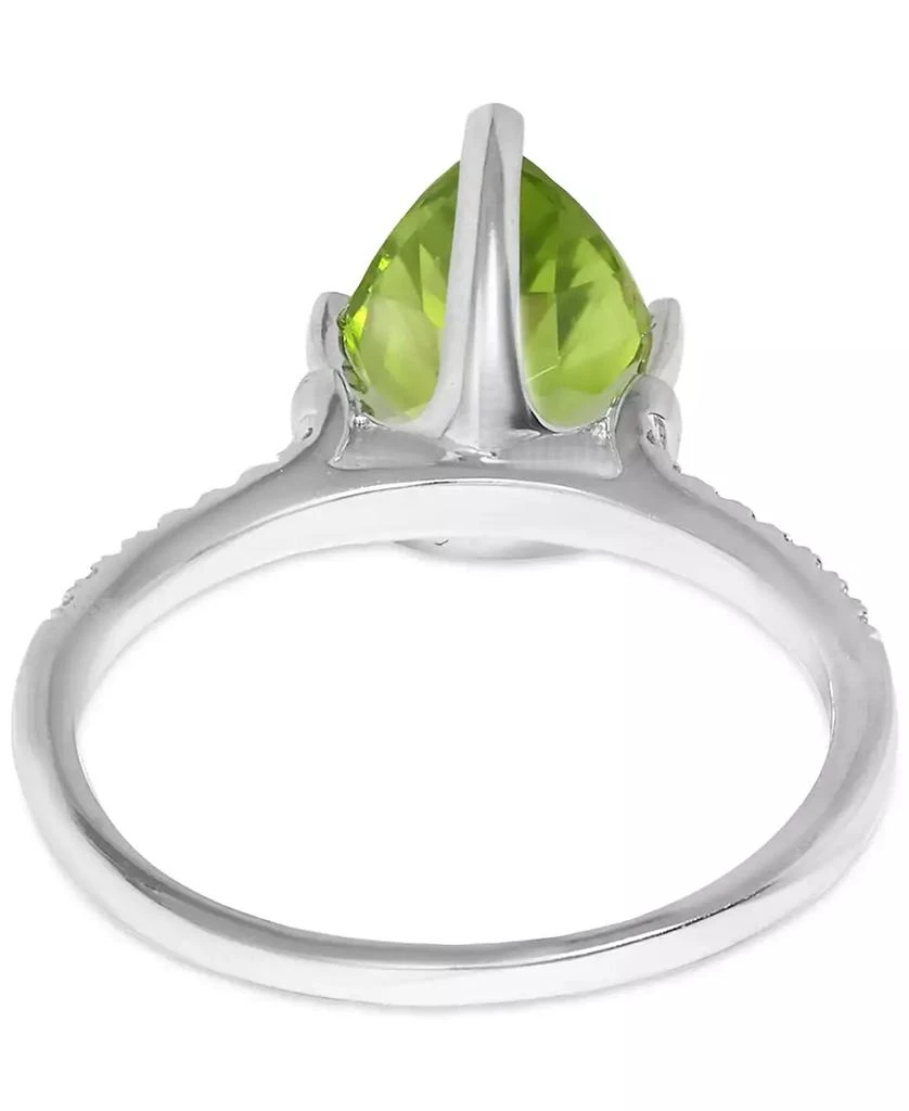 Macy
s Peridot (1-3/4 ct. t.w.)
Diamond (1/10 ct. t.w.) Pear Ring in 14k White Gold 4