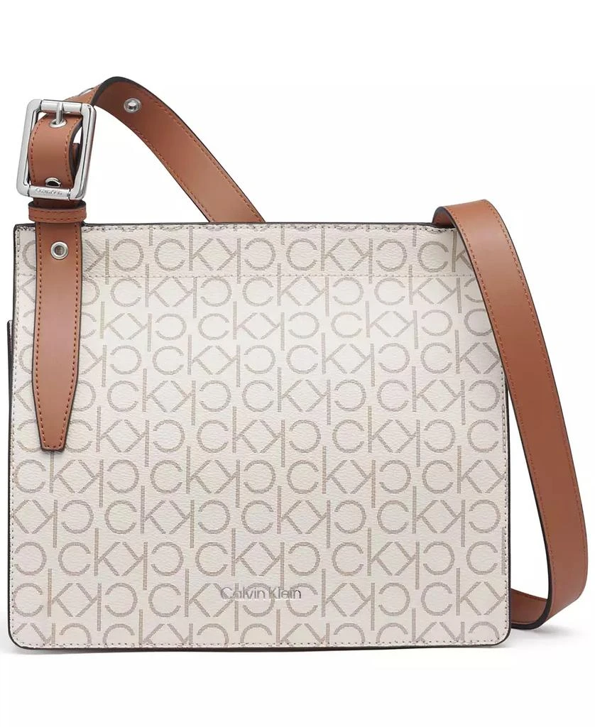 Calvin Klein Havana Flap Signature Small Messenger Bag 1