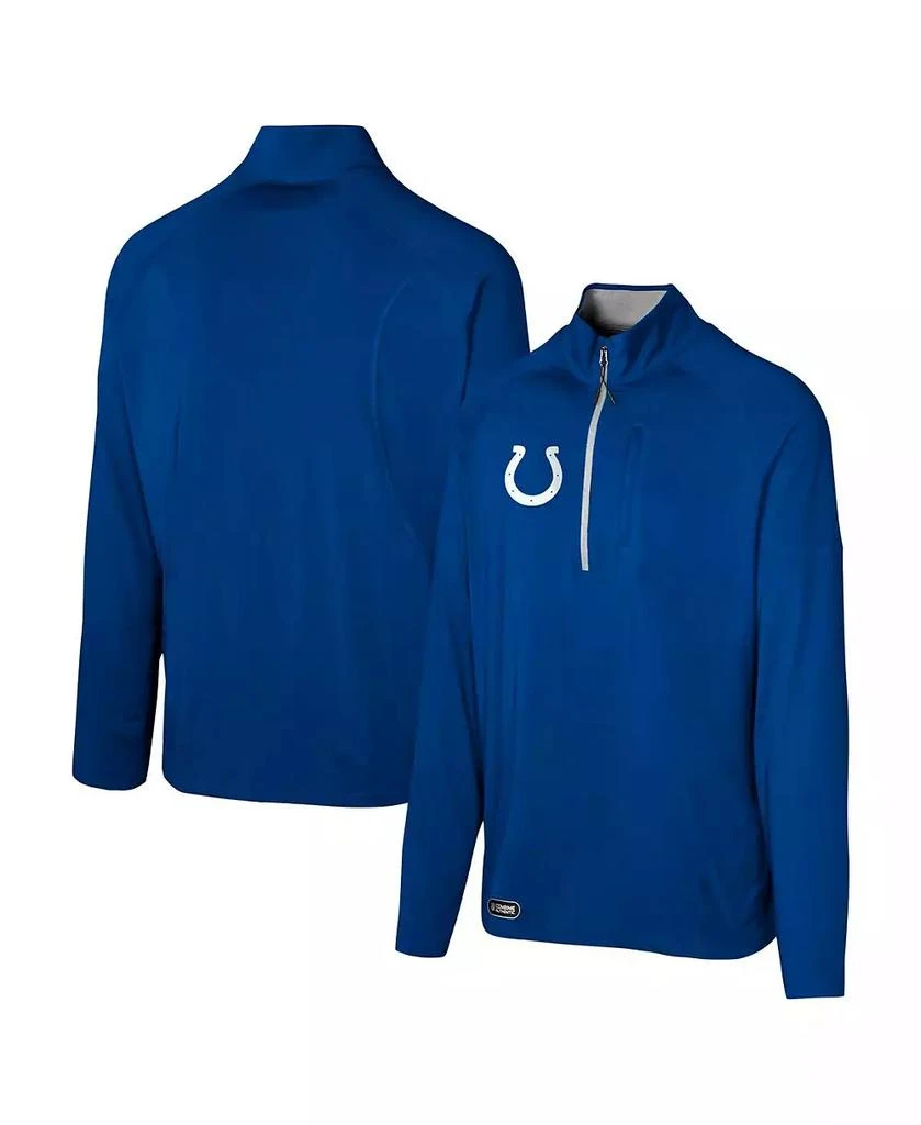 Outerstuff Men's Royal Indianapolis Colts Grind Iron Quarter-Zip Top 1
