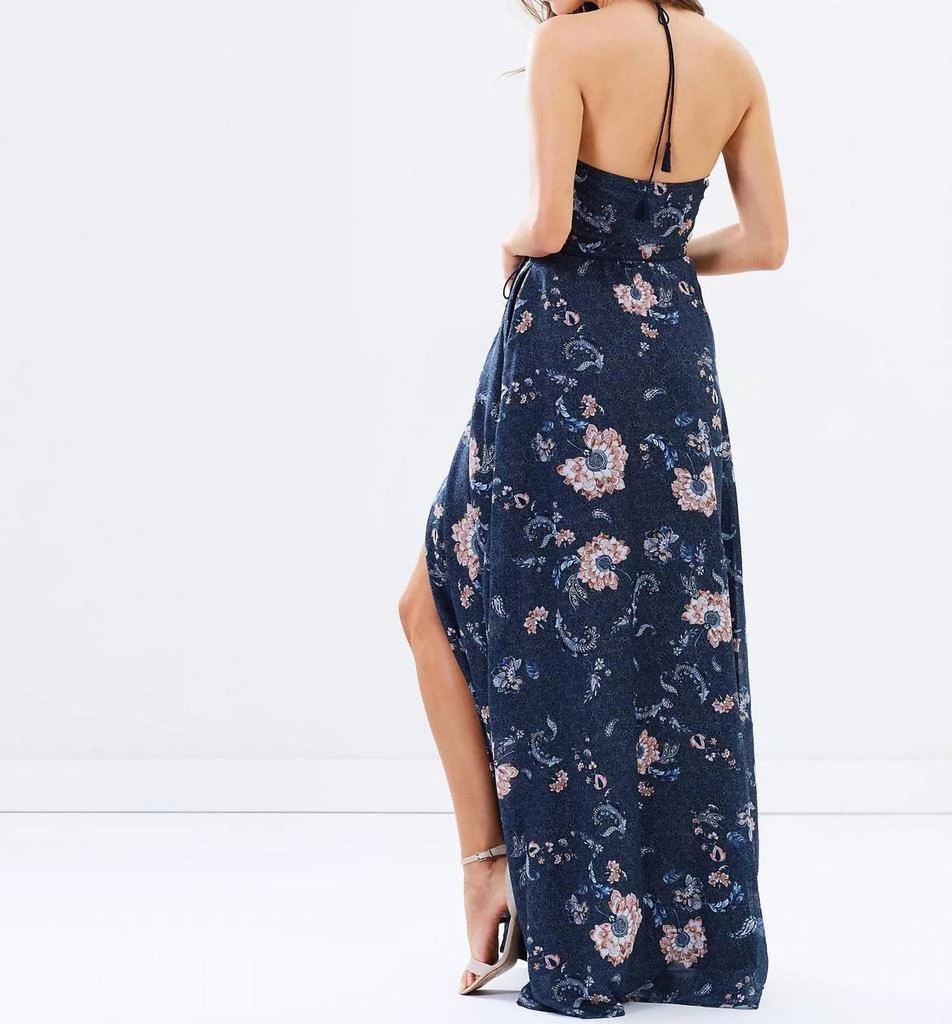The Jet Set Diaries Iman Floral Maxi Dress In Blue Floral 3