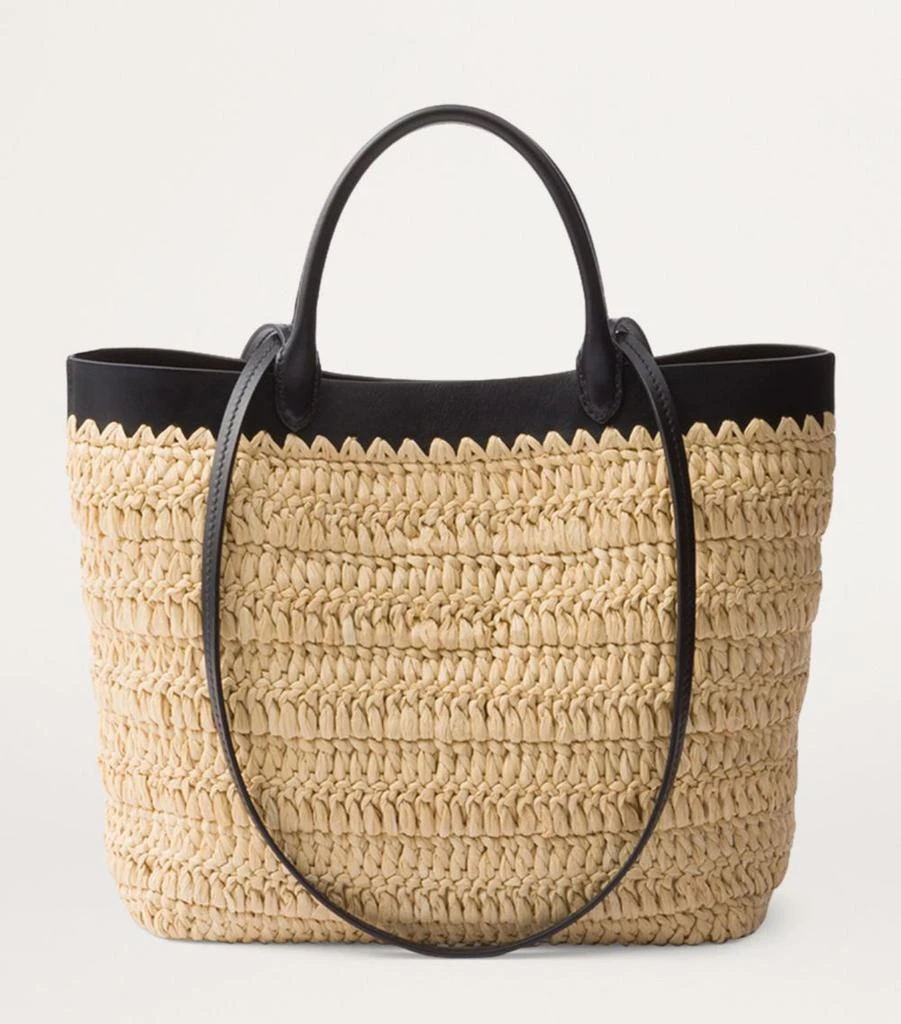 Prada Small Woven Tote Bag 3