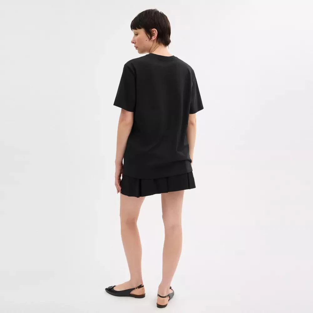 Coach Signature T Shirt In Organic Cotton 3