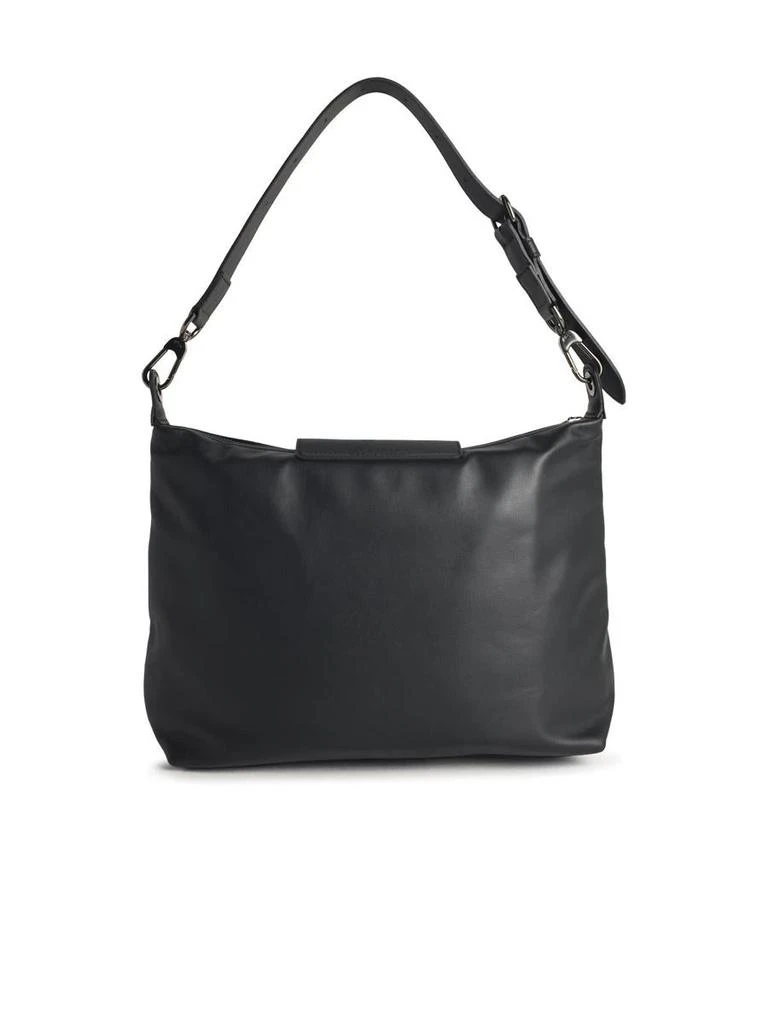 Longchamp Longchamp 'M Le Pliage Xtra' Black Leather Hobo Bag 3