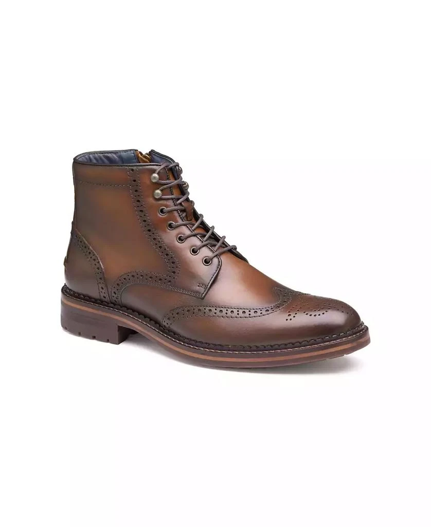 Johnston & Murphy Men's Connelly Leather Wingtip Boots 1