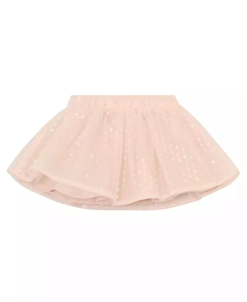 GUESS Baby Girl 2-Piece Short Sleeve T-Shirt and Mesh Sequin Skirt 4