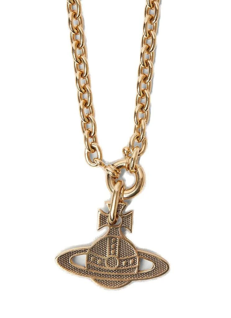 Vivienne Westwood Vivienne Westwood Orb Pendant Chain-Linked Necklace 2