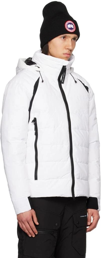 Canada Goose White Hybridge Base Down Jacket 2