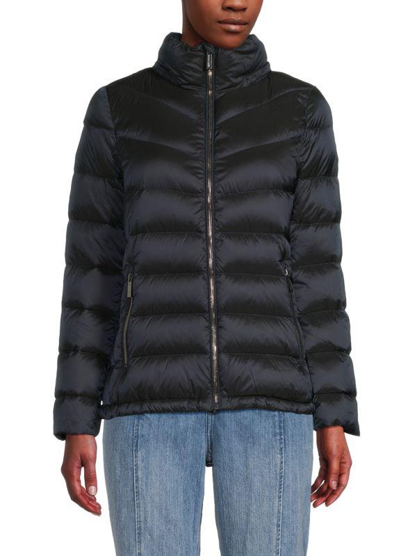 Michael Kors Missy Packable Nylon Down Jacket