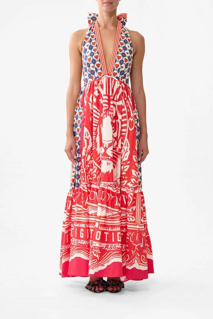 Shop Camilla - Ruffle Hem Halter Maxi Dress on Sale at BeyondStyle  Get  50% Off Camilla - Ruffle Hem Halter Maxi Dress with Limited-Time Flash  Deals, Exclusive Discounts, and Special Offers.