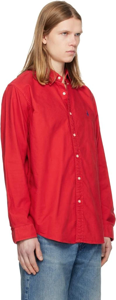 Ralph Lauren Red Garment-Dyed Oxford Shirt 2