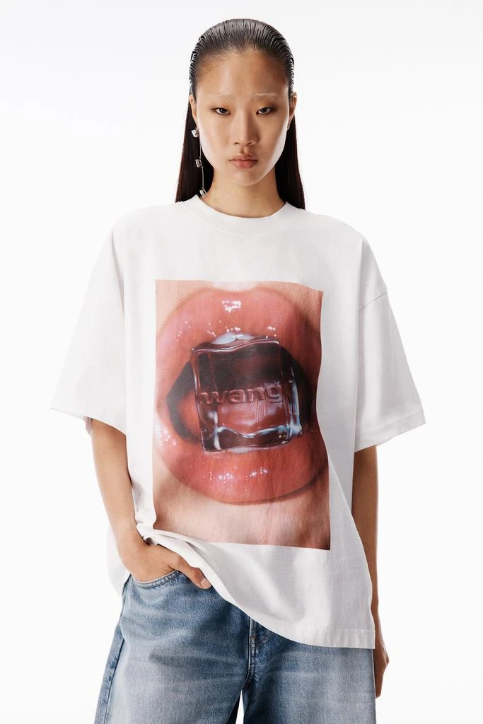Alexander Wang Ice Cube Graphic Short Sleeve Tee