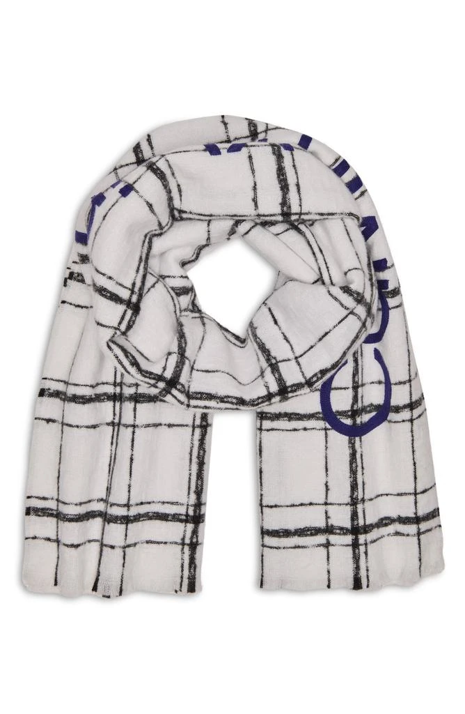 Calvin Klein Grid Weave Blanket Scarf 5