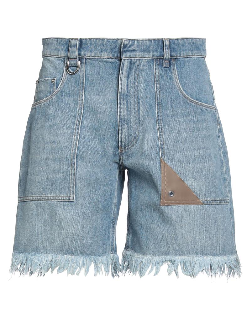 ハーフ・ショートパンツ Fendi Cerulean Blue Linen Blend Bermuda Shorts Fendi CERULEAN BLUE LINEN BLEND BERMUDA SHORTS - Shorts