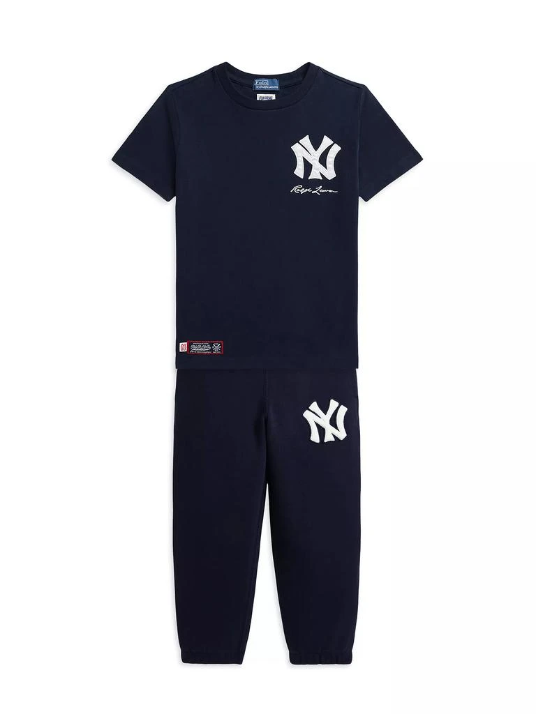 Ralph Lauren Little Boy's & Boy's MLB Yankees Logo T-Shirt 2