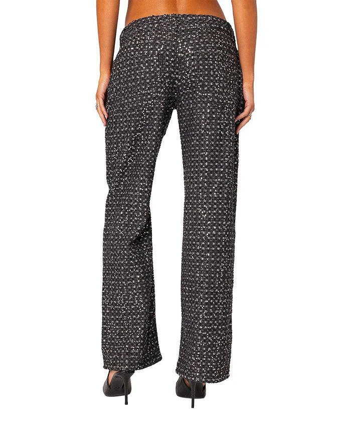 Edikted Nyah Sequin Loose Fit Jeans 2