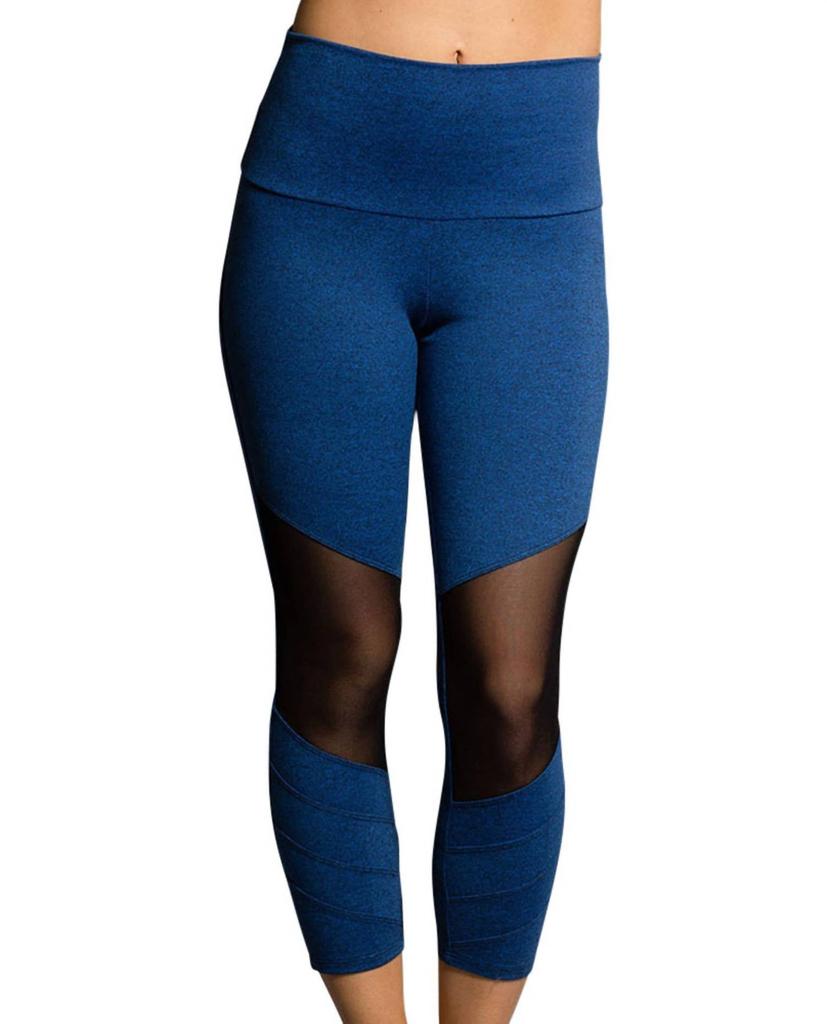 Onzie Women's Mesh Moto Capri Leggings