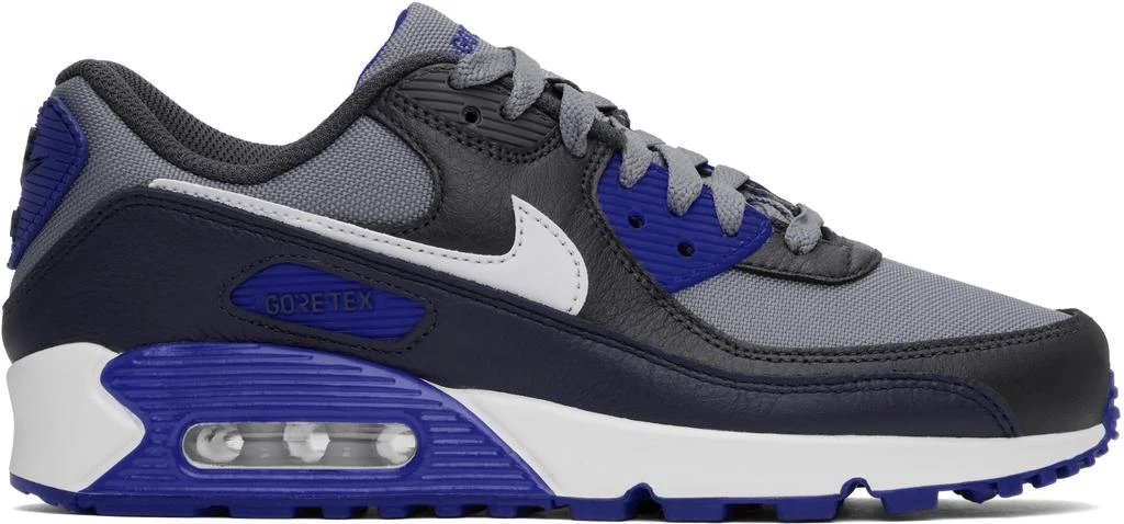 NIKE Black & Gray Air Max 90 GORE-TEX Sneakers 1
