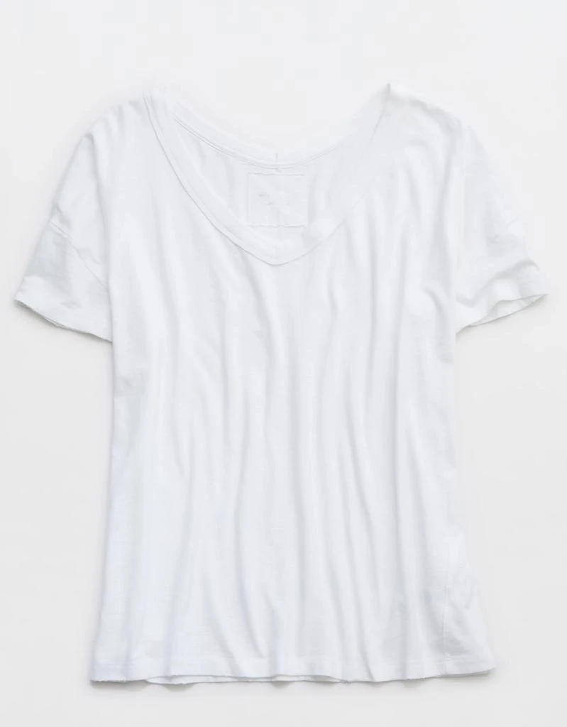 Aerie Aerie Oversized V-Neck Boyfriend T-Shirt 3