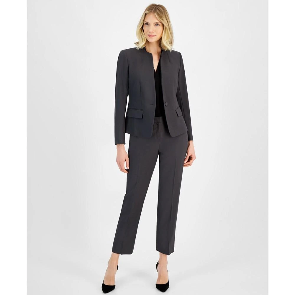 Le Suit Single-Button Blazer and Slim-Fit Pantsuit, Regular and Petite Sizes 3