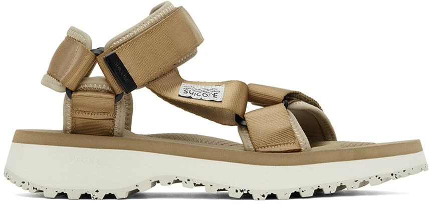 Suicoke Beige DEPA-2TRab Sandals 1