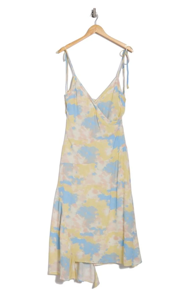 Joie Dami Tie Strap Asymmetric Hem Midi Dress 3