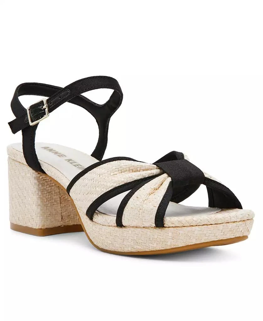 Anne Klein Women's Pileni Platform Block Heel Dress Sandals 1