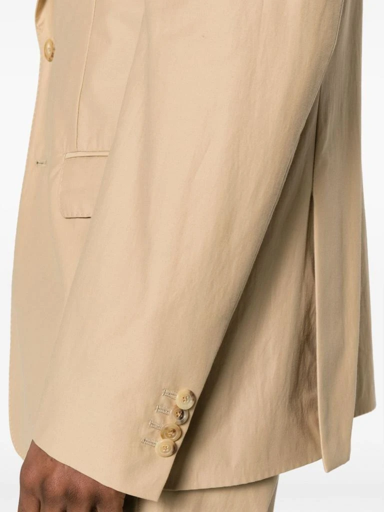 Moschino Beige Cotton Blend Blazer 5
