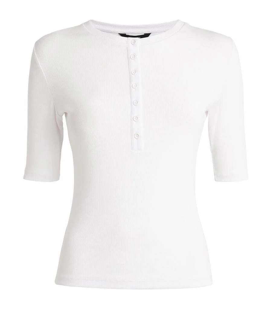 ME+EM Cotton Buttoned Top 1