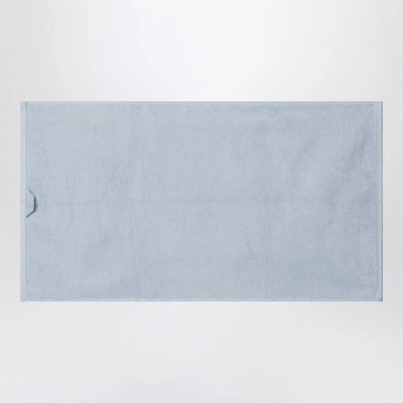 Tekla Striped light blue bath towel 50x90 cm 2