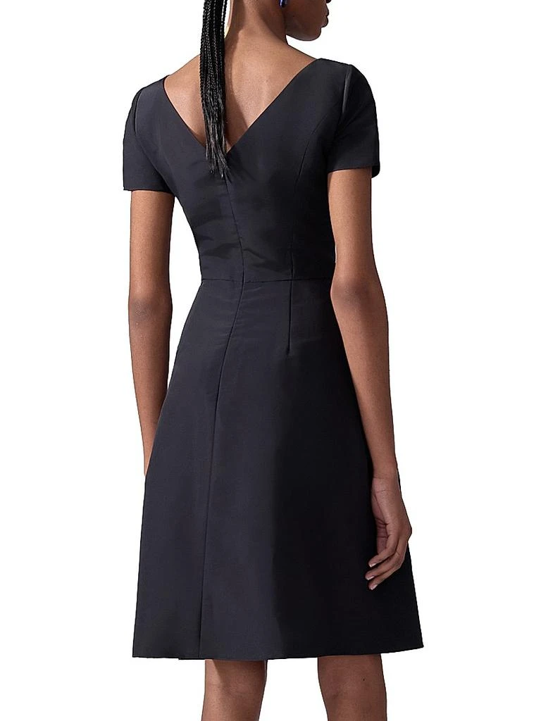 Carolina Herrera Icon Silk Faille Cocktail Dress 4