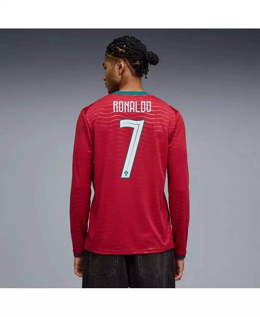 Puma Men
s Cristiano Ronaldo Red Portugal National Team 2026 Home Replica Long Sleeve Jersey 3