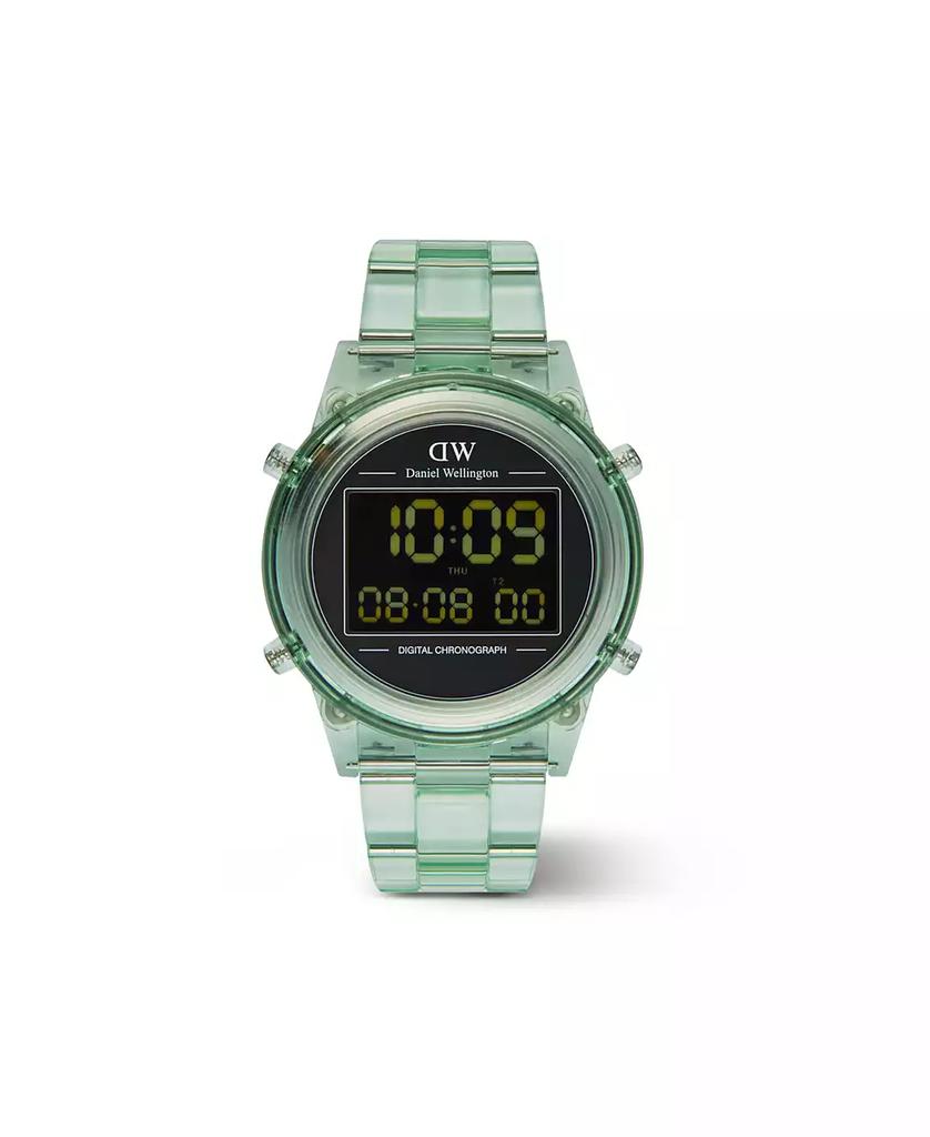 Daniel Wellington Men's Chronograph Green Plastic Watch, 42mm