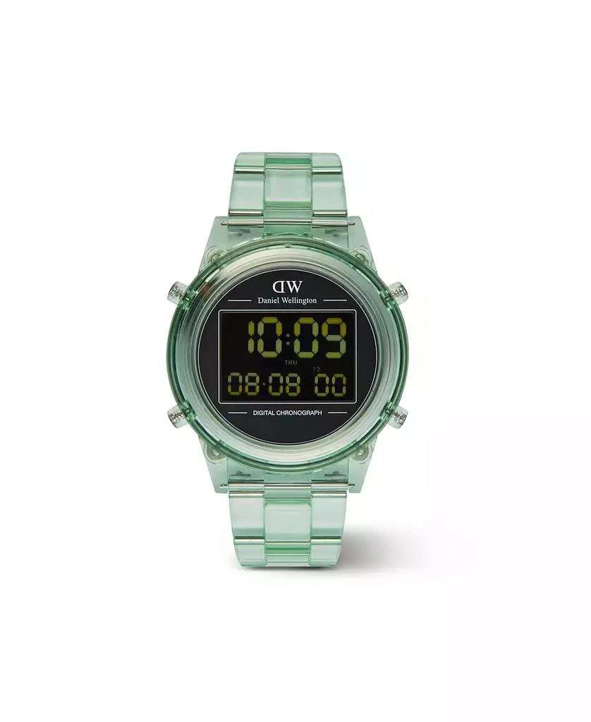 Daniel Wellington Men's Chronograph Green Plastic Watch, 42mm 1