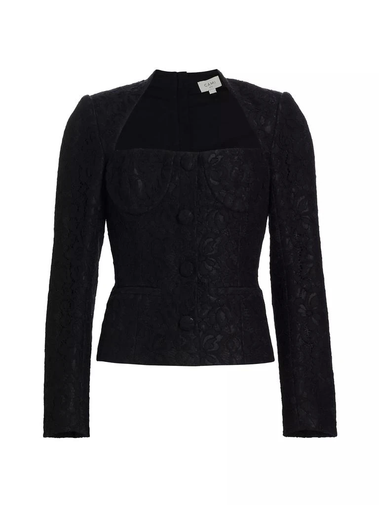 CAMI NYC Samira Lace Blazer 1