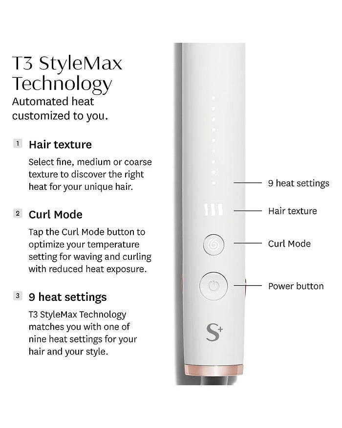 T3 SinglePass StyleMax Professional 1" Flat Iron 4