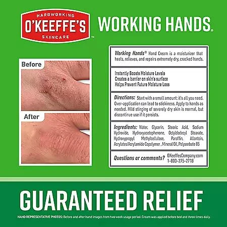 O'Keeffe's O'Keeffe's Working Hands, 2.7 oz., 3 pk. 10