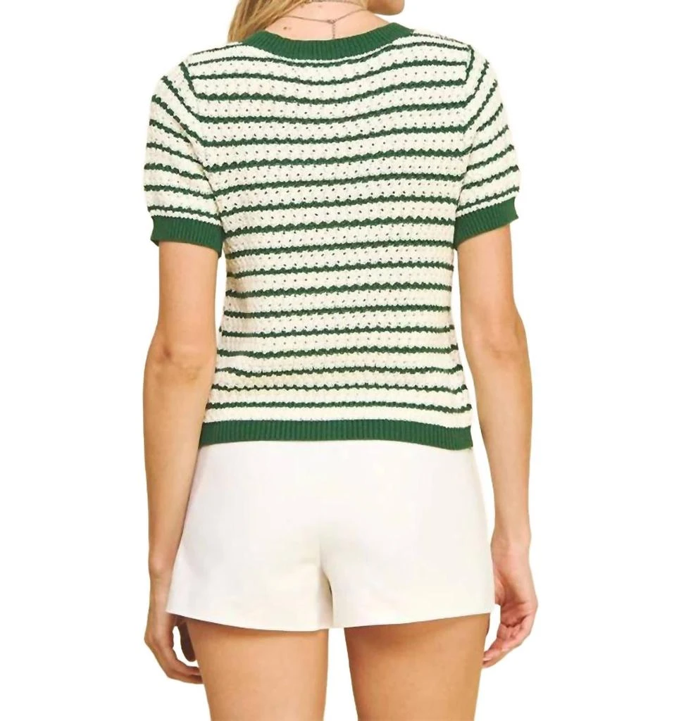 PINCH Garden Party Cardigan In Evergreen 2