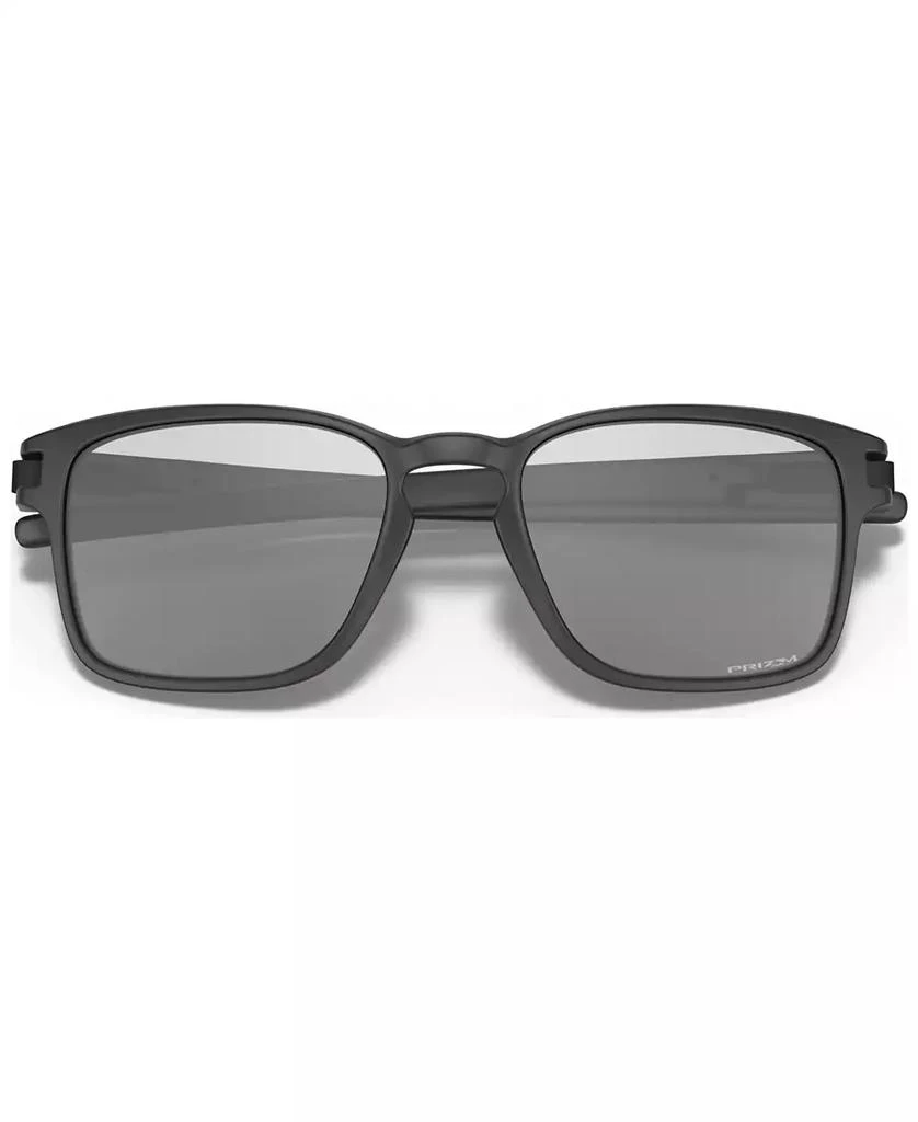 Oakley Men's Low Bridge Fit Sunglasses, OO9354 Latch Square 55 5