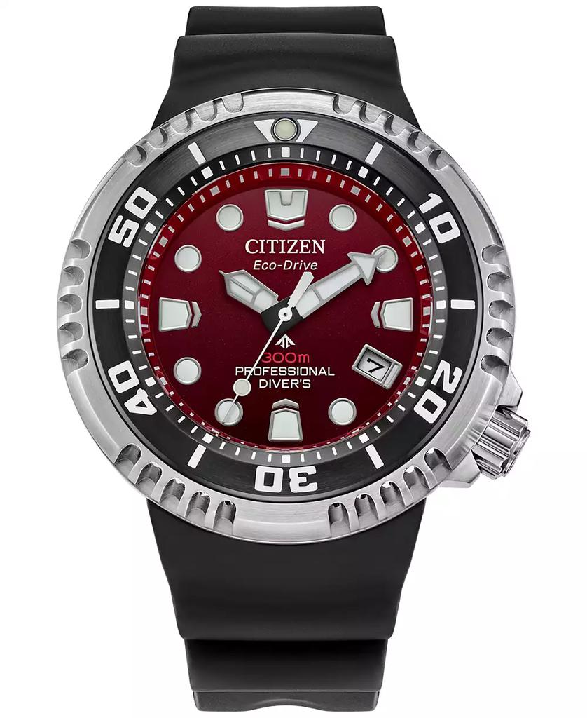 Citizen Men's Promasters Sea Dive Black BENEBiOL™ PU Strap Watch 46mm