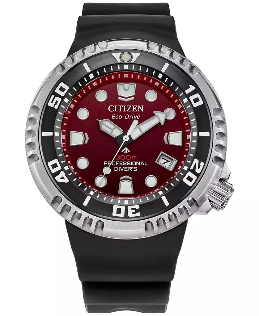 Citizen Men's Promasters Sea Dive Black BENEBiOL™ PU Strap Watch 46mm 1
