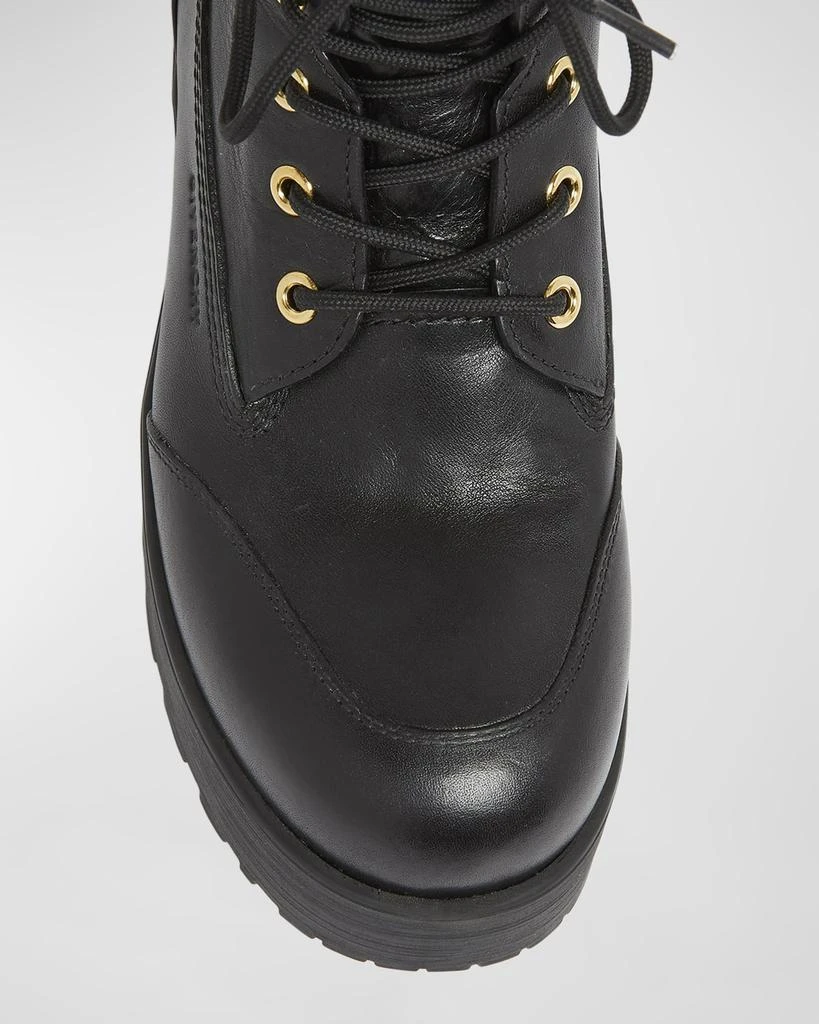 Givenchy Trekker Leather Lace-Up Hiker Boots 5