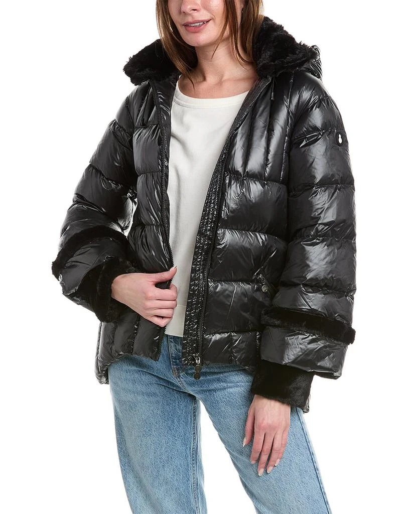 Snowman Down Cape Coat 1
